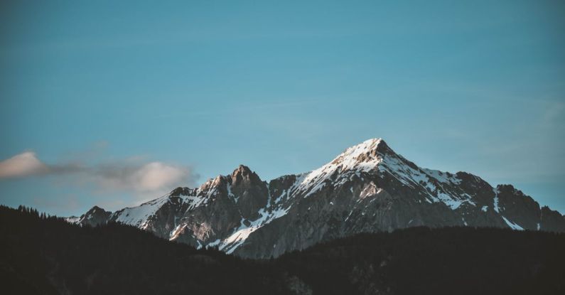 Wallpaper - Snow-top Mountain Under Clear Sky