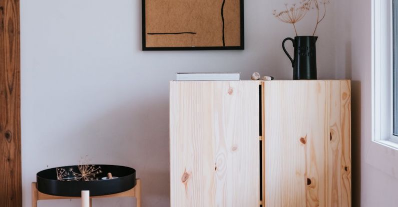 Modular Closets - Pillow on Floor near Closets