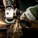 Power Tools - Hitachi White Black Angle Grinder