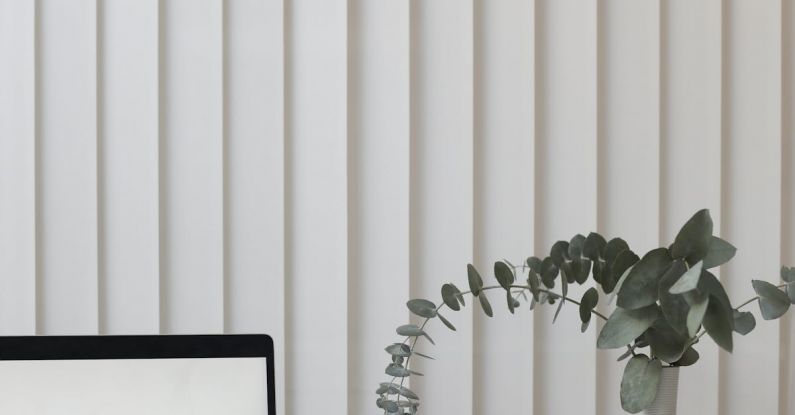 Décor Style - Light workplace with laptop in office