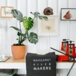 Mass-Produced Furniture - Chair near table in studio with manufactured bag