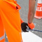 HVAC Maintenance - Fluorescent water protection trousers PROS Poland